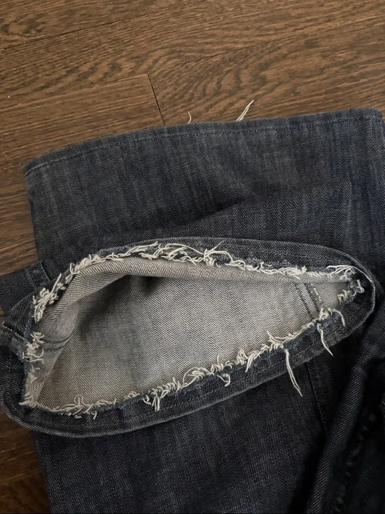 Level 99 Flare Jeans Size 27 Dark Wash Mid Rise Boho - Picture 7 of 7